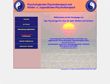 Tablet Screenshot of dr-w-zimmermann.de